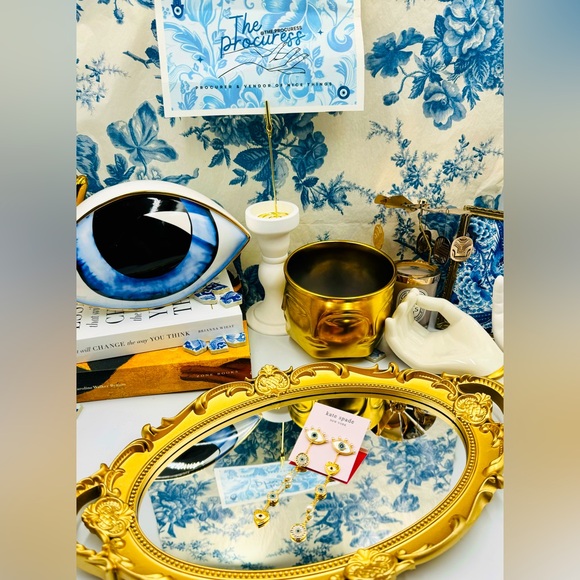 🆕 KATE SPADE 🧿 NWT Evil Eye Linear Earrings - Picture 3 of 15